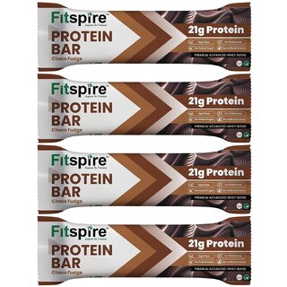 Fitspire Protein Bar Choco Fudge-60G Pack Of 4