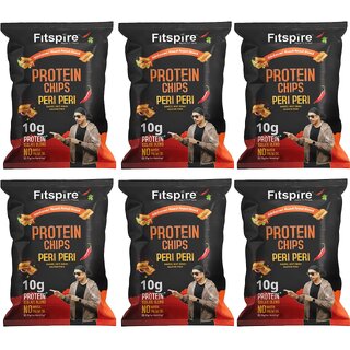 Protein Chips Peri Peri Flavor Each 37 G Pack Of 6