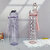 Transparent Motivational Water Bottle (900 ML) with Time Marker, Leakproof, Durable, Time Marker  Non-Toxic Bottle for