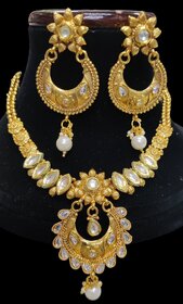 Copper Gold-plated Gold Jewellery Set