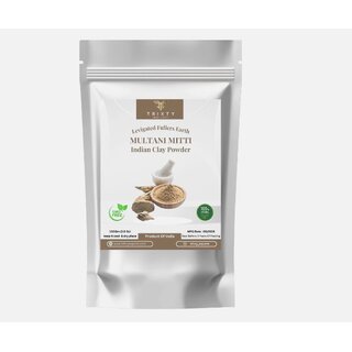 Multani Mitti Powder Fullers Earth Clay 100 Natural Indian Face Bath 100gm 2Pc
