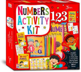 Number Picture Activity Kit Explore Letters with Coloring Writing , Book