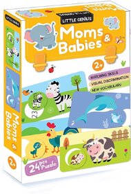 Mom and Babies puzzle box