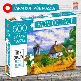 The Farm Cottage 500 Pisces Jigsaw Puzzles for Kids and Childrens  Ages 9+