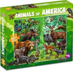 Animals of America Puzzle Box