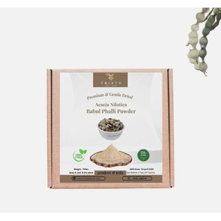 Pure Acacia Nilotica Babul Phalli Powder Keekar Phali Vachellia Nilotica 100gm