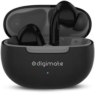 Digimate Jaalsa 30 Hours Playtime TWS Earbuds with Bluetooth 5.3, Dual Mic, 200mAh Battery (DG-EB-02, Grey)