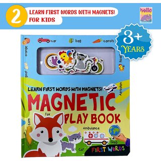 Learn First Word With Magnet Magnetic play book(First Words)