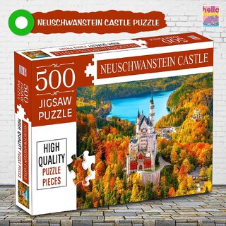 Neuschwanstein Castle Jigsaw Puzzles for Kids and Childrens  Ages 9+