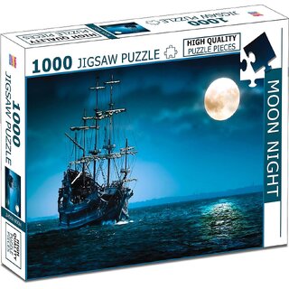1000 Pcs Jigsaw Puzzle  Moon Night