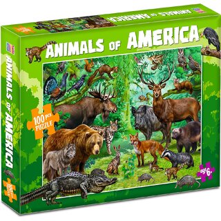 Animals of America Puzzle Box