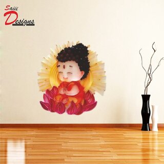 Buddha Wall Sticker to add life to your  Walls (Medium)