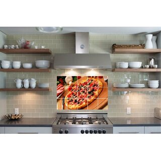 pizza 
 Wallpaper/Wall Sticker Multicolour