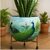 Nanson Hand-Painted Metal Planter with Stand  Premium Decorative Peacock Flower Pot for Indoor  Outdoor Use