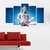 Mahadev Five Piece Poster wall Covering AreaB