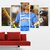 Sachin tendulkar Five Piece Poster wall Covering Area-(W 79 X H 49)