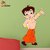 Smile Bheem Wall Sticker to add life to your  Walls (50cm x  86cm)