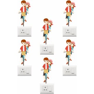 Decorative Multicolor Swicth Board Stickers Size -15cm x 7cm