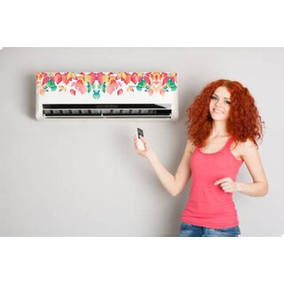 Autumn LeavesDecorative AC - Air conditioner - Sticker ( 18Cm X 91Cm )
