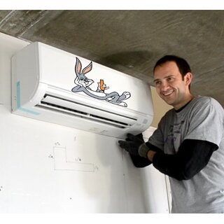 Decorative AC - Air conditioner - Sticker (48 cm x 25 cm)