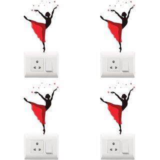 Decorative Multicolor Swicth Board Stickers Size - 15cm x 10cm