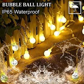 Bubble Ball String Lights  14 LED, 3M Warm White  LED Lights for Decoration, Diwali Lights for Bedroom, Balcony, Party