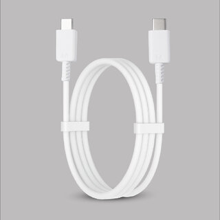 Digimate Type-C to Type-C Super Fast Charging Data Cable, 5A, 65W Support, TPE Material, (DG-TCC-1004, White)