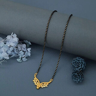 Designer and stylish Gold Plated Mangalsura for Women Alloy Mangalsutra