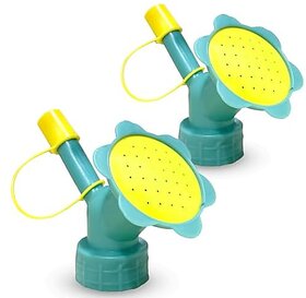 (Pack of 2) Garden Genie Dual Head Water Sprinkler for Plants I Sprinkler  Gardening Sprayer Tool I Turn Bottle Into Plant Watering Can