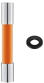Universal Extension Tube with Multipurpose Connector Faucet Extender for Bathroom Sink 360 Free Bending Faucet Suitable for Kitchen Adjustable Hose Pipe(Orange20Cm Pack Of 1)