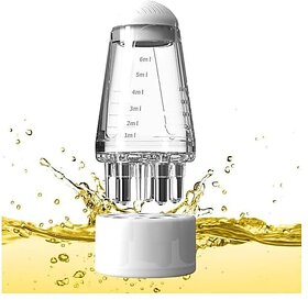 Hair Oil Applicator Comb Smooth Root Bottle For Scalp Oil Anti-Loss Lotion Dispenser Anti-Leak 10Ml Scale Control Salon Care Oily/Greasy Hair Transparent (Pack Of 1)