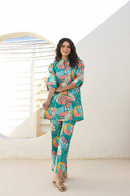 ELARA Women's Floral Co-ord Set - Chic  Comfortable Matching Outfit