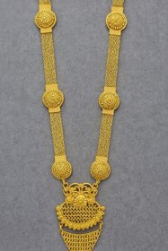 Traditional Gold-Tone Designer Necklace