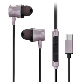 Digimate Drumbeat Wired C-Type Earphones with Built-in Mic Bass Boosted Hands-Free Earphones_CLONE-124