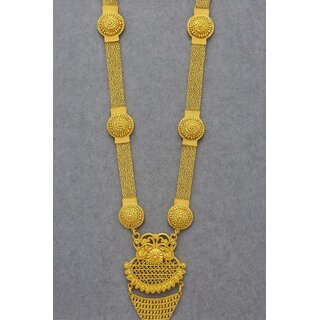 Traditional Gold-Tone Designer Necklace