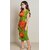 Green Powernet Bodycon Dress For Women