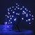 Tabletop Artificial Flower Bonsai Tree Lamp For Home Decor Room Office Party Wedding Christmas Decorations(Blue) - Plas