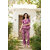 Elara Women's Chic Purple Co-Ord Set with Paisley Pattern