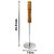 Adultokids Stainless Steel Potato Masher/Pressers with Wooden Handle (Pack of 1) for Lump-Free Mashed PotatoesVegetablesFruitsBeansKitchen Cooking Essential Tools/Accessories (Long 1)