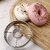 Stainless Steel Donut Cutter  9.8 cm Doughnut and Cookie Mold  Dishwasher Safe Baking Tool