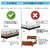 2-in-1 Mattress Lifter and Bedsheet Tucker Tool  Ergonomic Bed Wedge Elevator for Lifting Tucking  Holding Mattress  Plastic Stand for Easy Bed Making