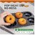 CURATED CART Carbon Steel Donut Mould for Baking 6 Cavity Donut Pan SGS Certified Quality Suitable for Microwave OTG Oven Dishwasher Safe (Pack of 1) Black
