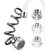 UCRAVO Sink Sprayer Attachment for Faucet Kitchen Sink Sprayer Removable Faucet Tap Extender Aerator with Stretchable Hose Attachment Kitchen Water Saving Sprayer 3 Water Outlet Modes (Pack Of-1)