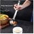 Stainless Steel Oil Soup Separator Spoon Oil Filter Spoon Cooking Spoon Oil-Separated Spoon with Long Handle Grease Filter Spoon for Home Kitchen Hot Pot Fat Skimmer (Silver)