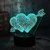 3D Arrow Through The Heart LED Night Light Desk Lamp Wedding Bedroom Decor Lovers  Couple  Sweetheart Best Gift(an Arr