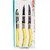 Brand Knife Set Quality Knife Set (1-Peeler 2-Knives) Kitchen Knife Set/ Brand/Stainless Steel(Multicolor 1PC Set ONLY)