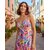 Elara Floral Rayon Casual Summer Maxi Dress For Women