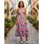 Elara Floral Rayon Casual Summer Maxi Dress For Women