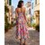 Elara Floral Rayon Casual Summer Maxi Dress For Women