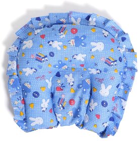 Baby Pillow  Soft, and Comfortable for Babies  Mustard Seeds Pillow for 0 to 12 Months (Sky Blue )